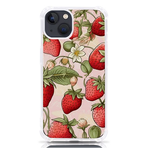 Strawberry Fruit iPhone 13 TPU UV Print Case from ArtsNow.com Front
