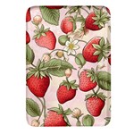 Strawberry Fruit Rectangular Glass Fridge Magnet (4 pack)