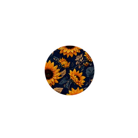 Flower Pattern Spring 1  Mini Magnets from ArtsNow.com Front