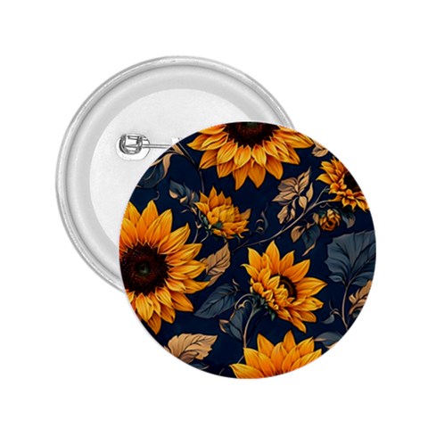 Flower Pattern Spring 2.25  Buttons from ArtsNow.com Front