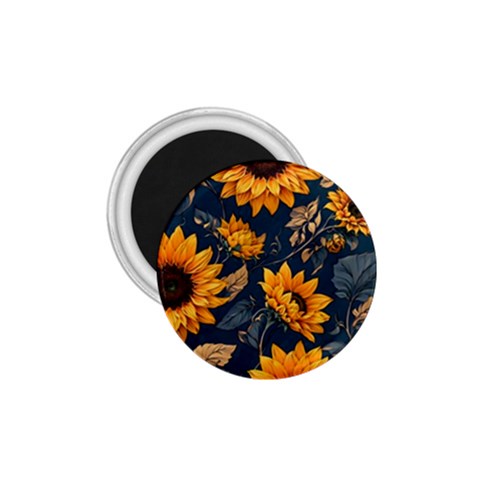 Flower Pattern Spring 1.75  Magnets from ArtsNow.com Front