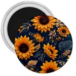 Flower Pattern Spring 3  Magnets