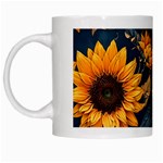 Flower Pattern Spring White Mug