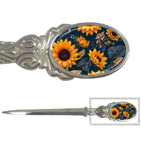 Flower Pattern Spring Letter Opener from ArtsNow.com Front