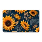 Flower Pattern Spring Magnet (Rectangular)