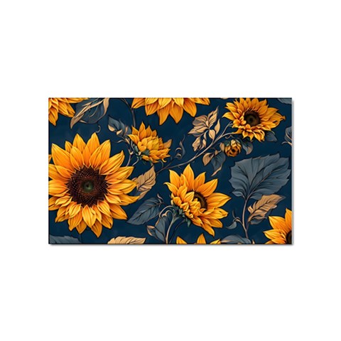 Flower Pattern Spring Sticker Rectangular (100 pack) from ArtsNow.com Front