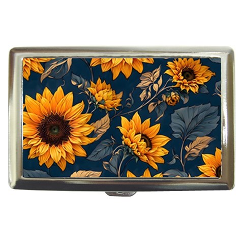 Flower Pattern Spring Cigarette Money Case from ArtsNow.com Front