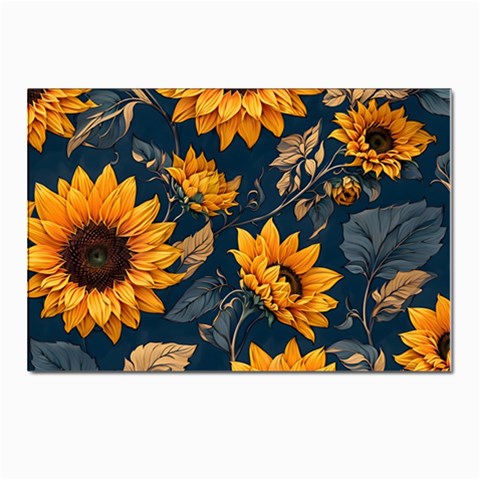 Flower Pattern Spring Postcard 4 x 6  (Pkg of 10) from ArtsNow.com Front