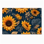 Flower Pattern Spring Postcard 4 x 6  (Pkg of 10)