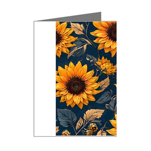 Flower Pattern Spring Mini Greeting Cards (Pkg of 8) from ArtsNow.com Right