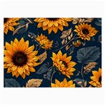 Flower Pattern Spring Large Glasses Cloth (2 Sides)