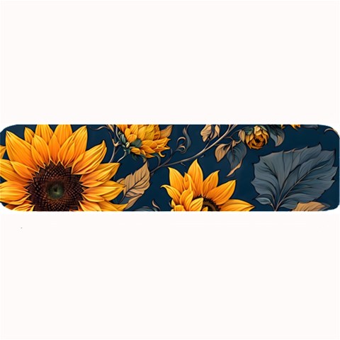 Flower Pattern Spring Large Bar Mat from ArtsNow.com 32 x8.5  Bar Mat