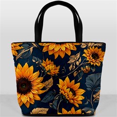 Flower Pattern Spring Bucket Bag from ArtsNow.com Back