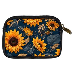 Flower Pattern Spring Digital Camera Leather Case from ArtsNow.com Back