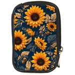 Flower Pattern Spring Compact Camera Leather Case