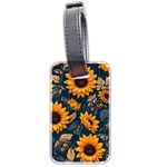 Flower Pattern Spring Luggage Tag (two sides)