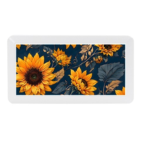 Flower Pattern Spring Memory Card Reader (Mini) from ArtsNow.com Front