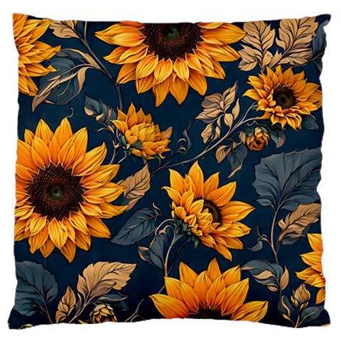 Flower Pattern Spring Large Cushion Case (Two Sides) from ArtsNow.com Front