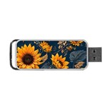 Flower Pattern Spring Portable USB Flash (Two Sides)