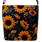 Flower Pattern Spring Flap Closure Messenger Bag (S)