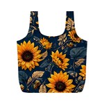 Flower Pattern Spring Full Print Recycle Bag (M)
