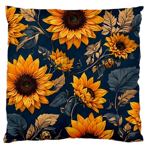 Flower Pattern Spring Standard Premium Plush Fleece Cushion Case (One Side) from ArtsNow.com Front