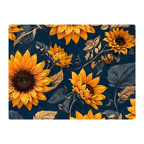 Flower Pattern Spring Two Sides Premium Plush Fleece Blanket (Mini) from ArtsNow.com 35 x27  Blanket Front