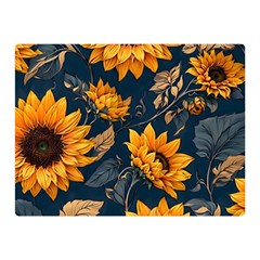 Flower Pattern Spring Two Sides Premium Plush Fleece Blanket (Mini) from ArtsNow.com 35 x27  Blanket Back