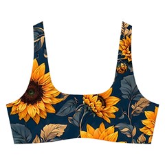 Flower Pattern Spring Cross Back Hipster Bikini Set from ArtsNow.com Front