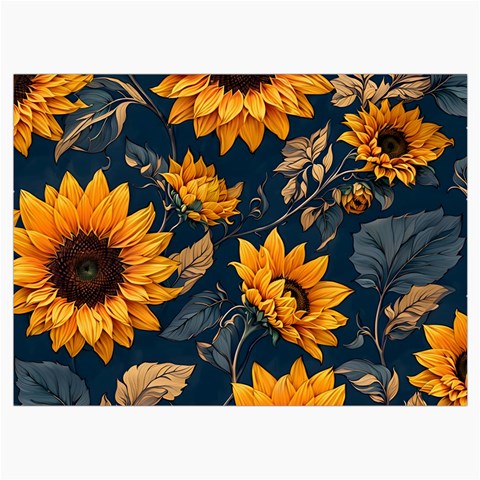 Flower Pattern Spring Roll Up Canvas Pencil Holder (M) from ArtsNow.com Front