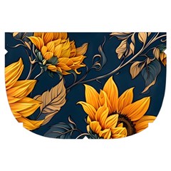 Flower Pattern Spring Make Up Case (Small) from ArtsNow.com Side Right