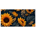 Flower Pattern Spring Banner and Sign 4  x 2 