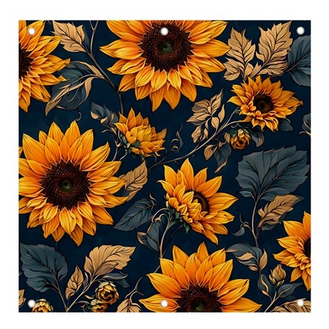 Flower Pattern Spring Banner and Sign 4  x 4  from ArtsNow.com Front
