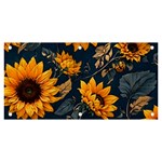 Flower Pattern Spring Banner and Sign 6  x 3 