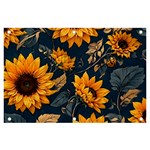 Flower Pattern Spring Banner and Sign 6  x 4 