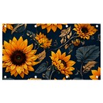 Flower Pattern Spring Banner and Sign 7  x 4 