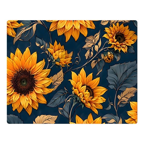 Flower Pattern Spring Premium Plush Fleece Blanket (Large) from ArtsNow.com 80 x60  Blanket Front