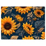Flower Pattern Spring Two Sides Premium Plush Fleece Blanket (Extra Small)