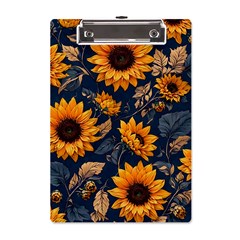Flower Pattern Spring A5 Acrylic Clipboard from ArtsNow.com Front