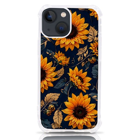 Flower Pattern Spring iPhone 13 mini TPU UV Print Case from ArtsNow.com Front