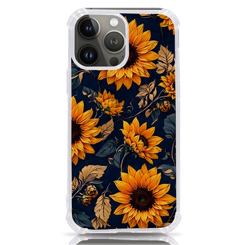 Flower Pattern Spring iPhone 13 Pro Max TPU UV Print Case from ArtsNow.com Front