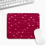 Hearts Valentine Love Background Small Mousepad