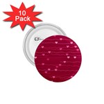 Hearts Valentine Love Background 1.75  Buttons (10 pack)