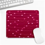 Hearts Valentine Love Background Large Mousepad