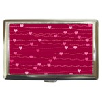 Hearts Valentine Love Background Cigarette Money Case