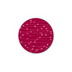 Hearts Valentine Love Background Golf Ball Marker (10 pack)