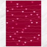 Hearts Valentine Love Background Canvas 12  x 16 