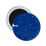 Sky Night Moon Clouds Crescent 2.25  Magnets