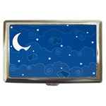 Sky Night Moon Clouds Crescent Cigarette Money Case