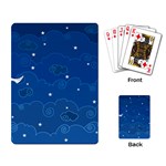 Sky Night Moon Clouds Crescent Playing Cards Single Design (Rectangle)